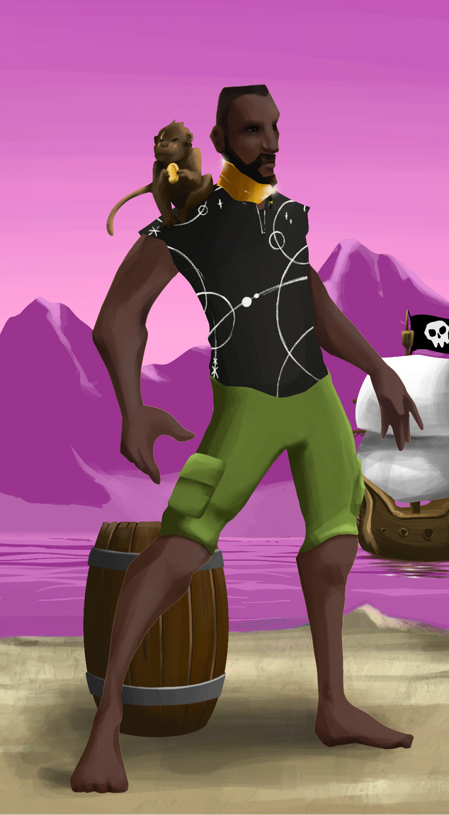 AlgoSeas Pirate #19280 NFT on Algorand