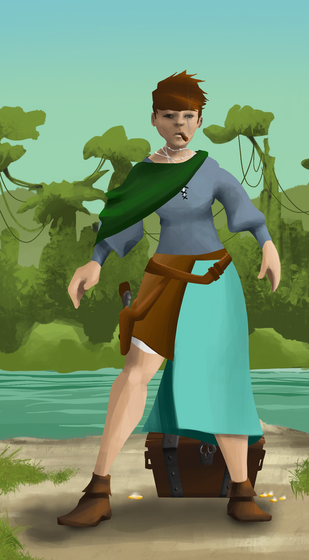 AlgoSeas Pirate #19347 NFT on Algorand