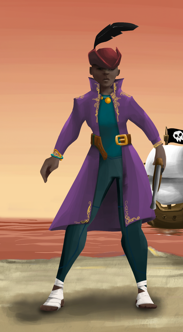 AlgoSeas Pirate #19351 NFT on Algorand