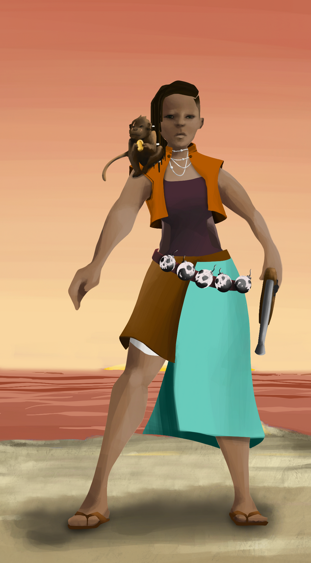 AlgoSeas Pirate #19358 NFT on Algorand