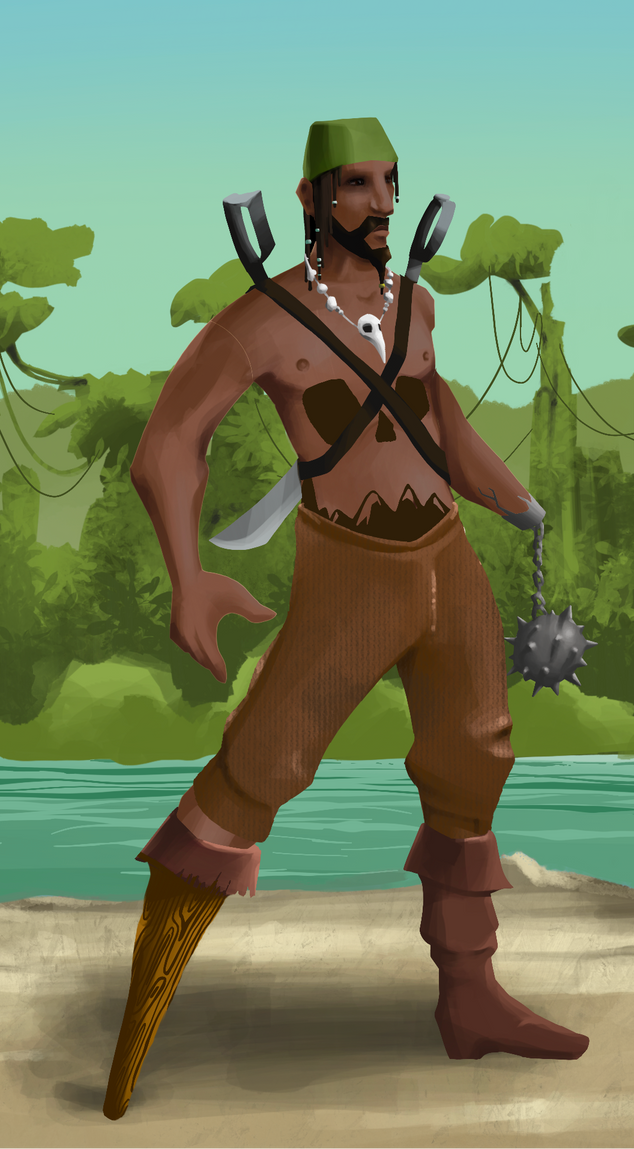 AlgoSeas Pirate #19406 NFT on Algorand