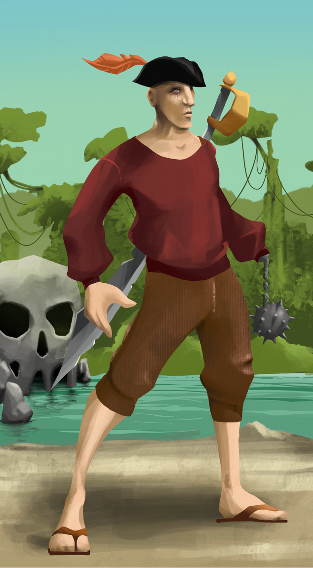 AlgoSeas Pirate #19487 NFT on Algorand