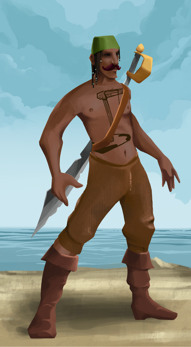 AlgoSeas Pirate #19495 NFT on Algorand