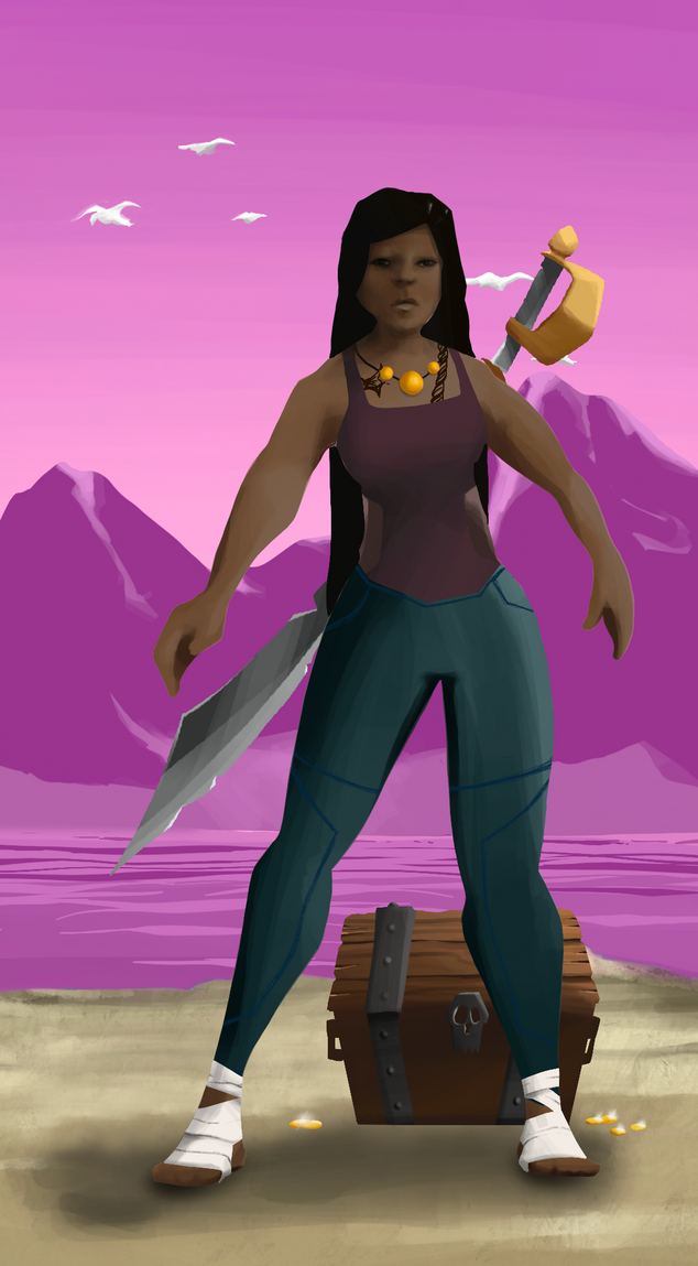 AlgoSeas Pirate #19555 NFT on Algorand