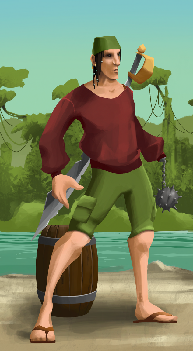 AlgoSeas Pirate #19584 NFT on Algorand