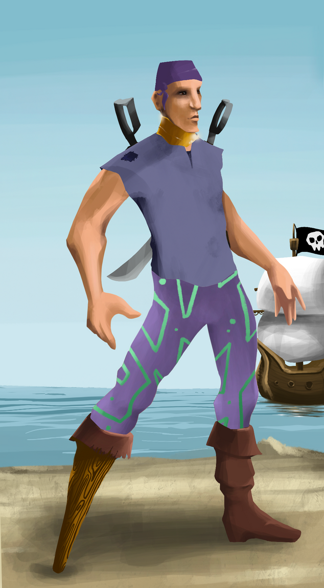 AlgoSeas Pirate #19588 NFT on Algorand