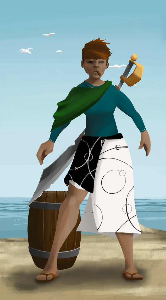 AlgoSeas Pirate #19608 NFT on Algorand