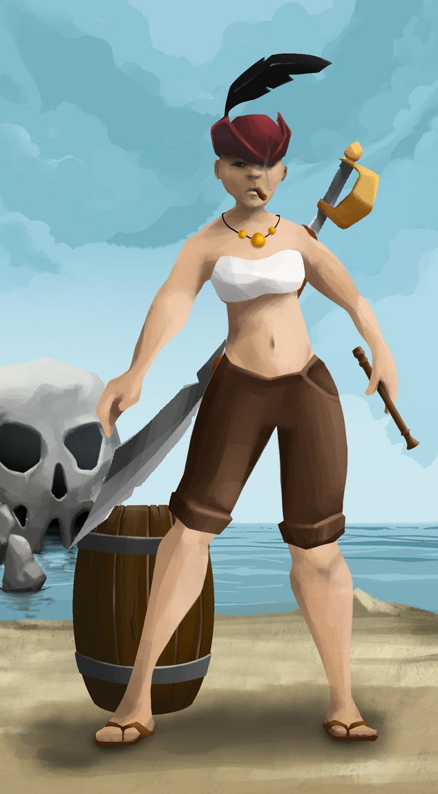 AlgoSeas Pirate #19655 NFT on Algorand