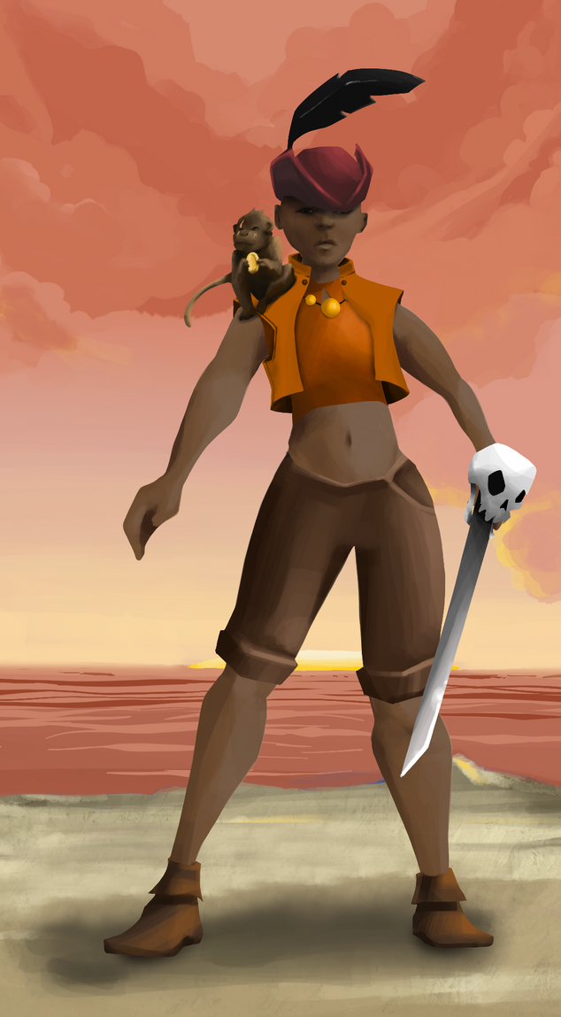 AlgoSeas Pirate #19663 NFT on Algorand