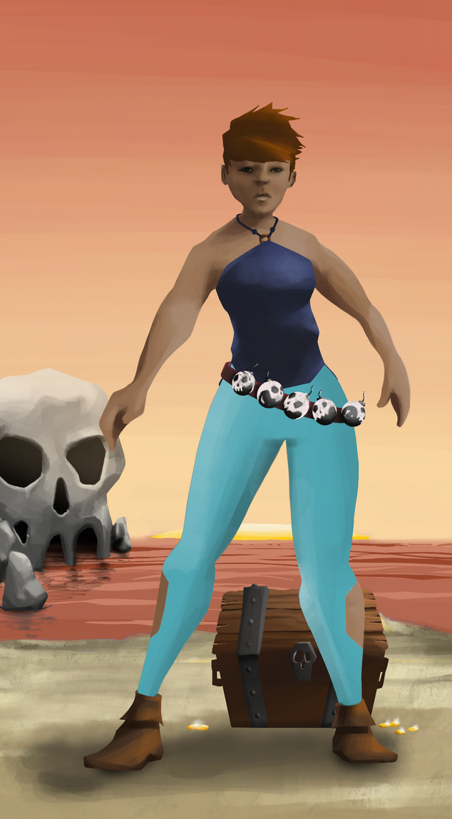 AlgoSeas Pirate #19696 NFT on Algorand