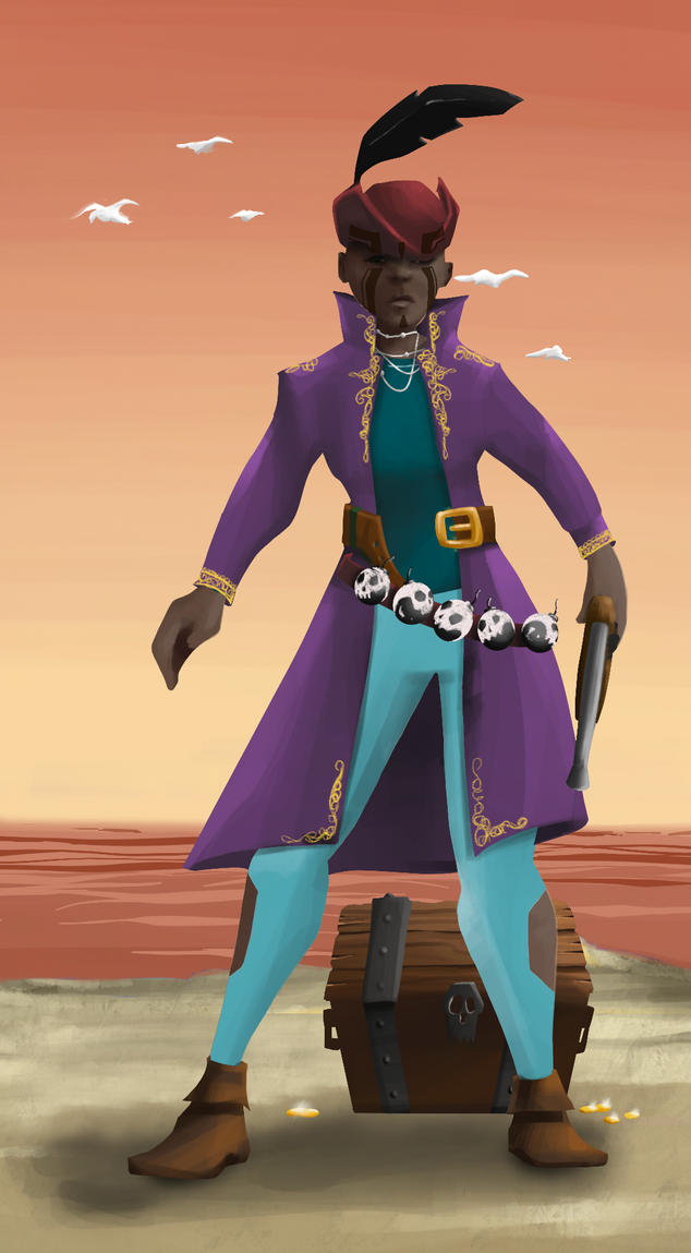 AlgoSeas Pirate #19702 NFT on Algorand