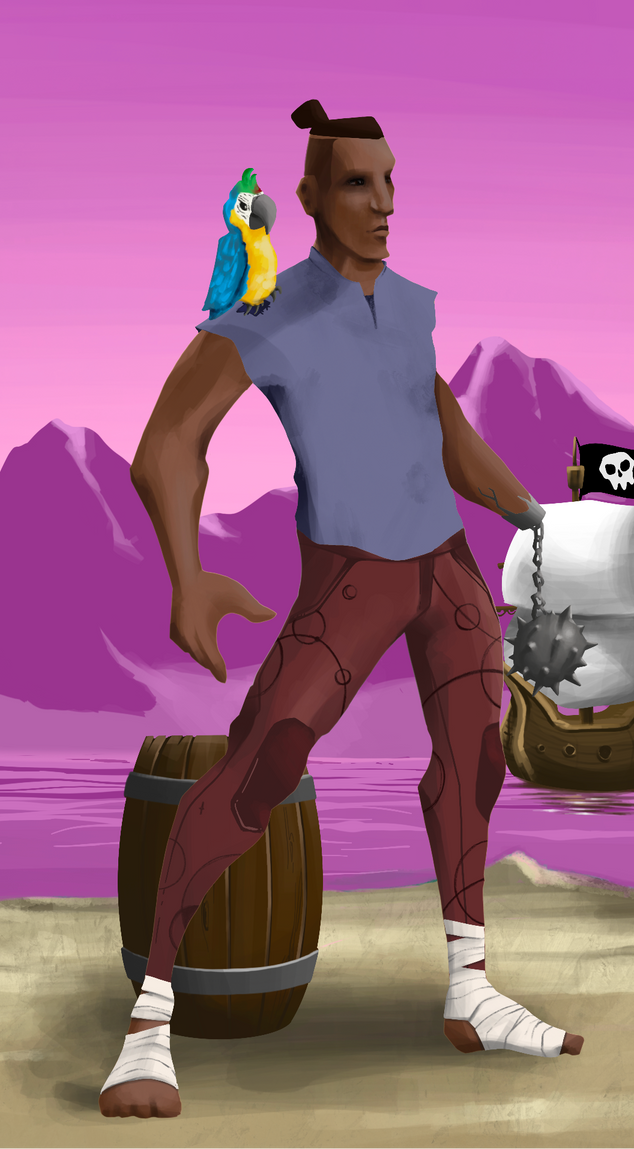 AlgoSeas Pirate #19935 NFT on Algorand