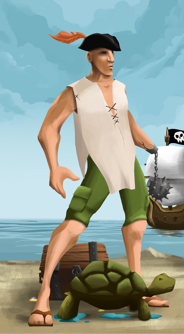 AlgoSeas Pirate #19993 NFT on Algorand