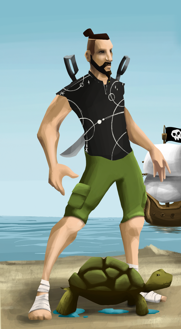 AlgoSeas Pirate #19998 NFT on Algorand