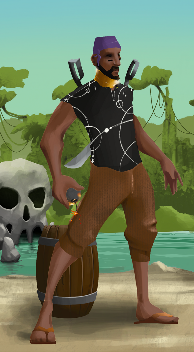 AlgoSeas Pirate #20195 NFT on Algorand