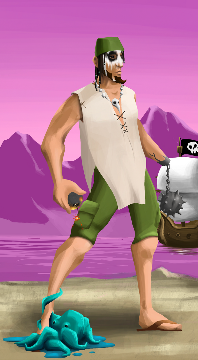 AlgoSeas Pirate #20394 NFT on Algorand