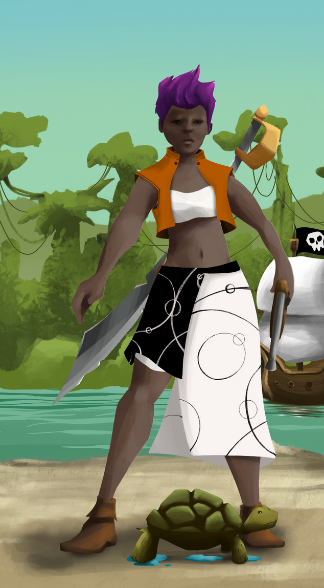 AlgoSeas Pirate #20585 NFT on Algorand