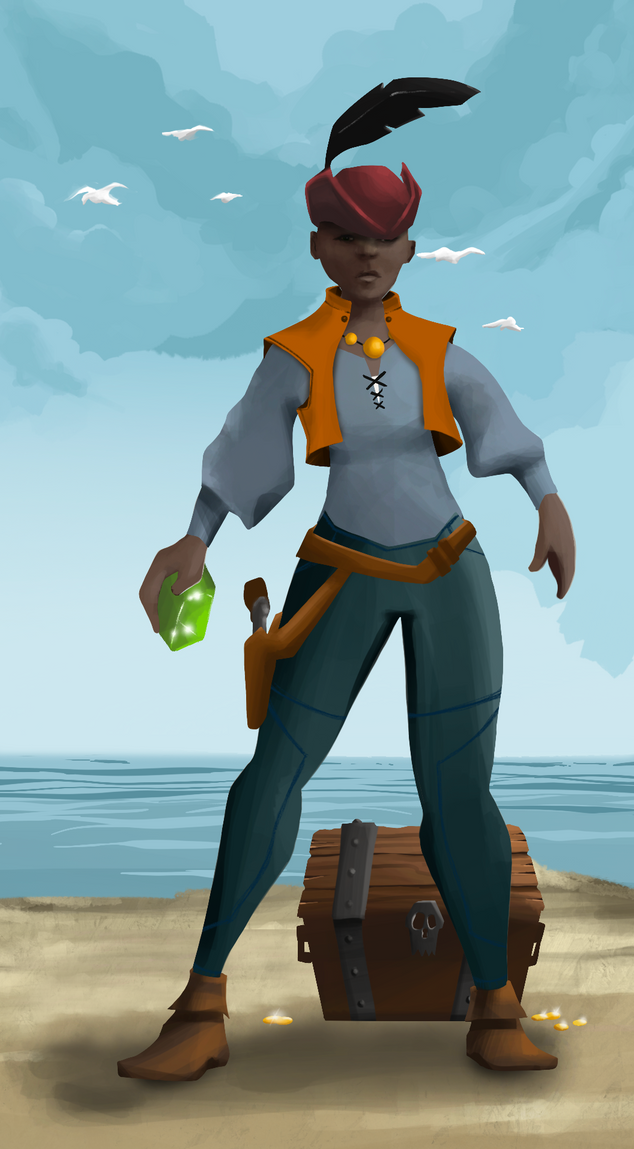 AlgoSeas Pirate #21082 NFT on Algorand