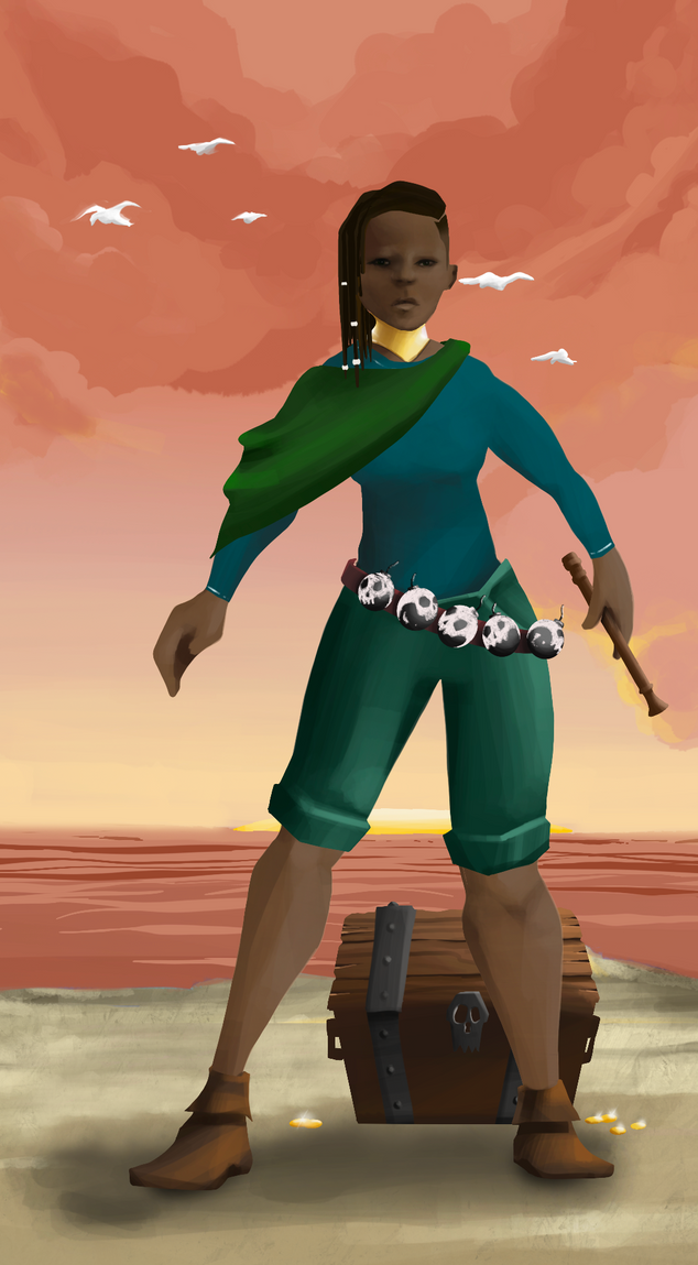 AlgoSeas Pirate #21087 NFT on Algorand