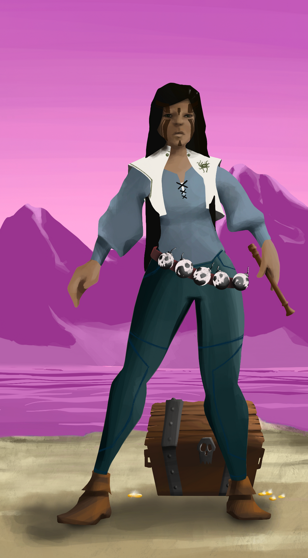 AlgoSeas Pirate #21136 NFT on Algorand