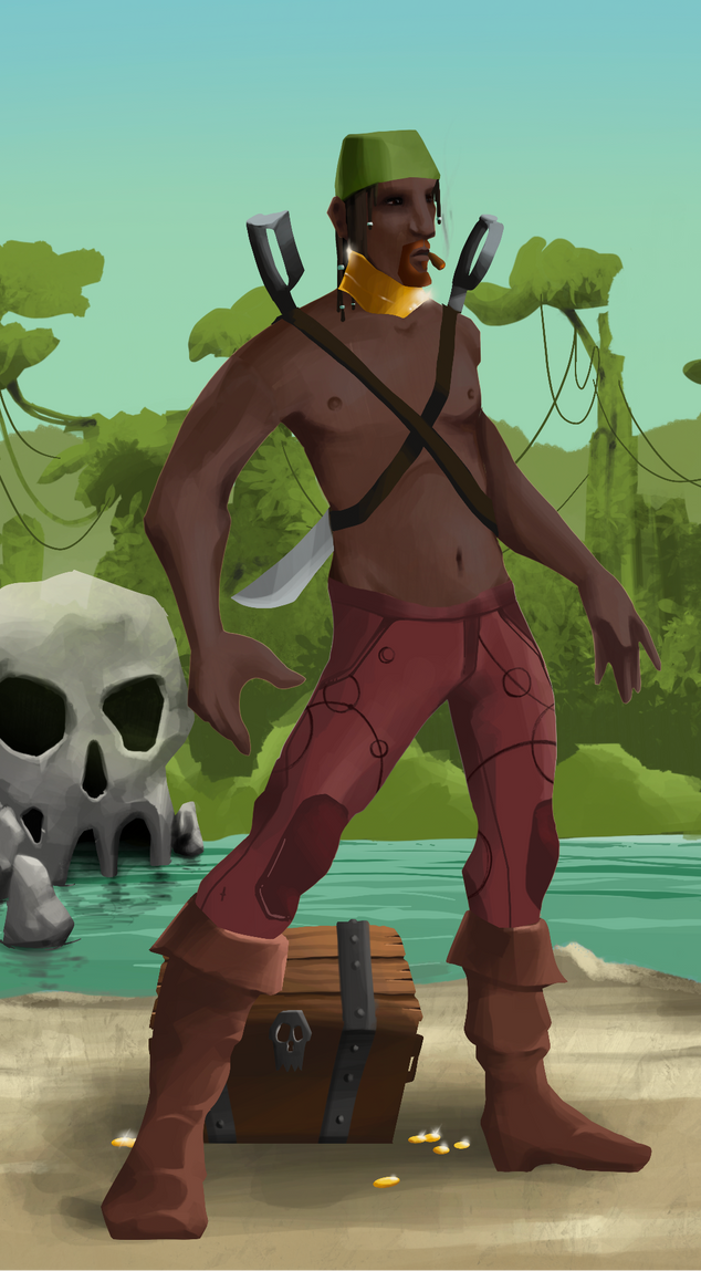 AlgoSeas Pirate #21172 NFT on Algorand