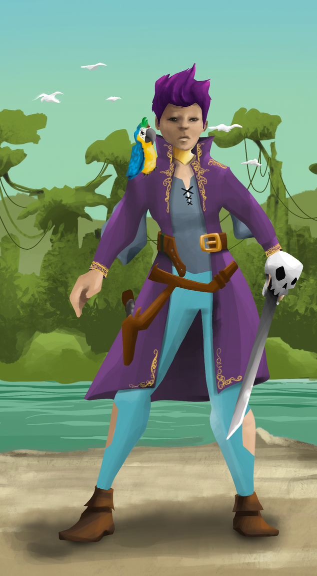 AlgoSeas Pirate #21186 NFT on Algorand