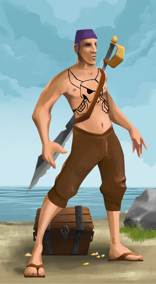 AlgoSeas Pirate #21197 NFT on Algorand