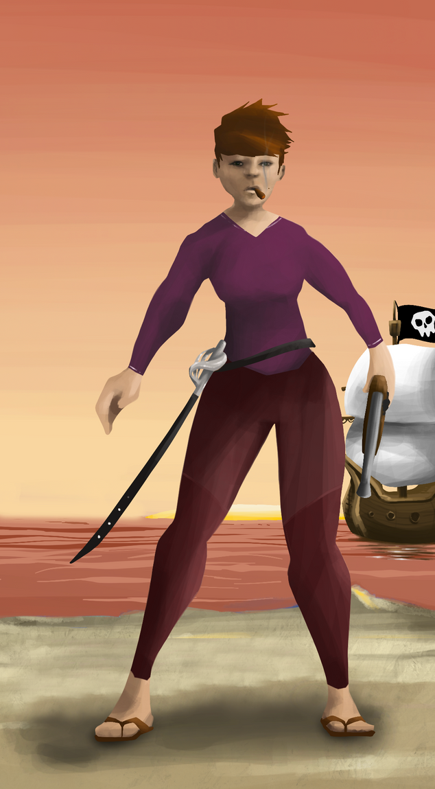 AlgoSeas Pirate #21206 NFT on Algorand