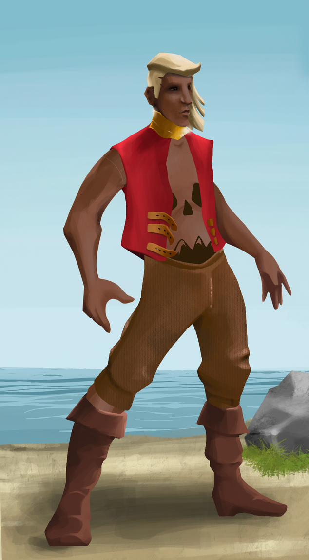 AlgoSeas Pirate #21255 NFT on Algorand