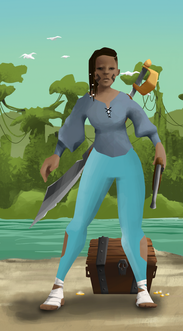 AlgoSeas Pirate #21257 NFT on Algorand