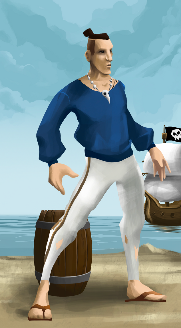 AlgoSeas Pirate #21258 NFT on Algorand