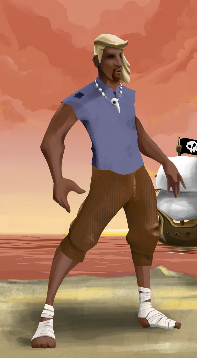 AlgoSeas Pirate #21261 NFT on Algorand