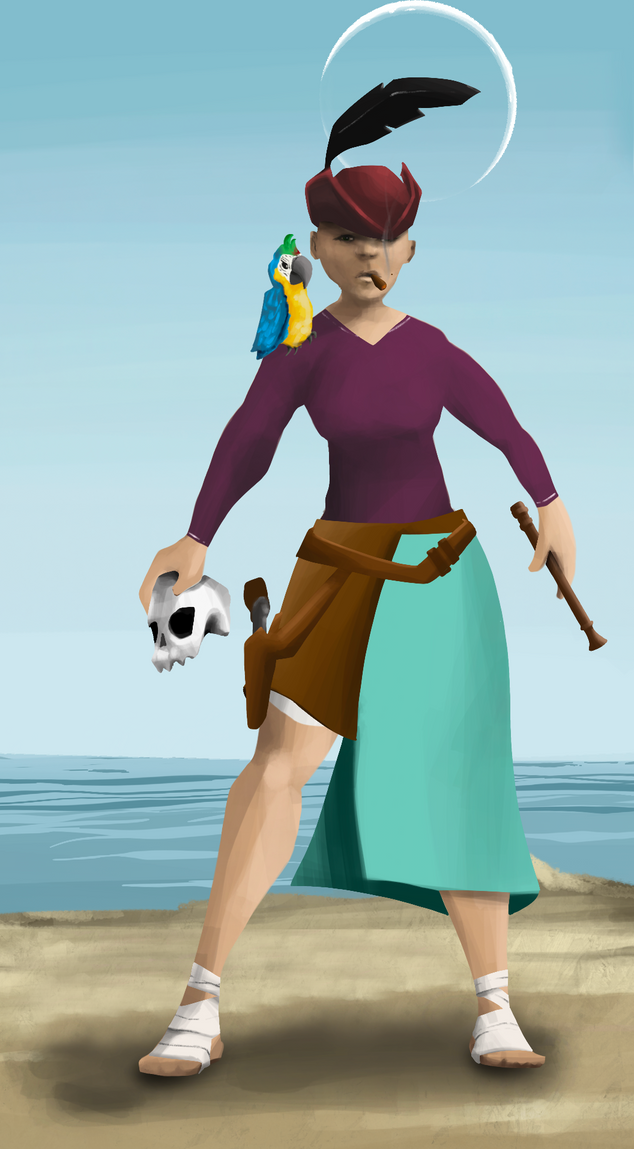 AlgoSeas Pirate #21265 NFT on Algorand