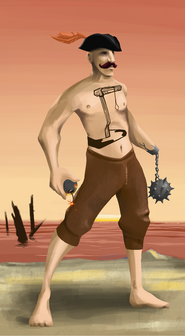 AlgoSeas Pirate #2128 NFT on Algorand