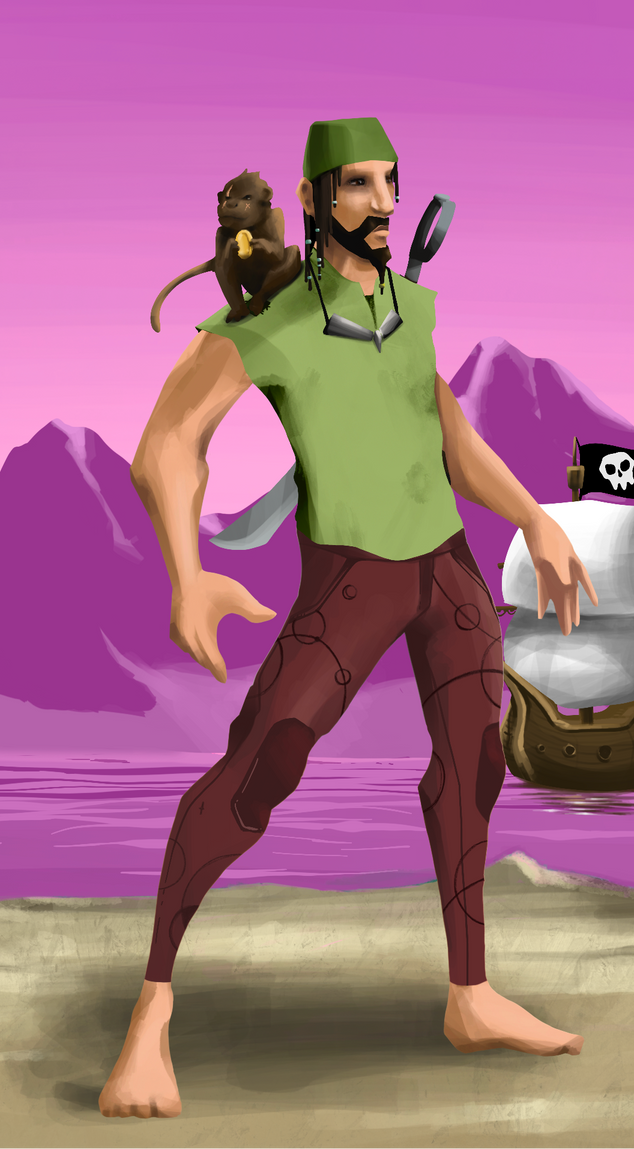 AlgoSeas Pirate #21375 NFT on Algorand