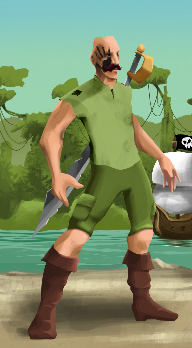 AlgoSeas Pirate #21376 NFT on Algorand