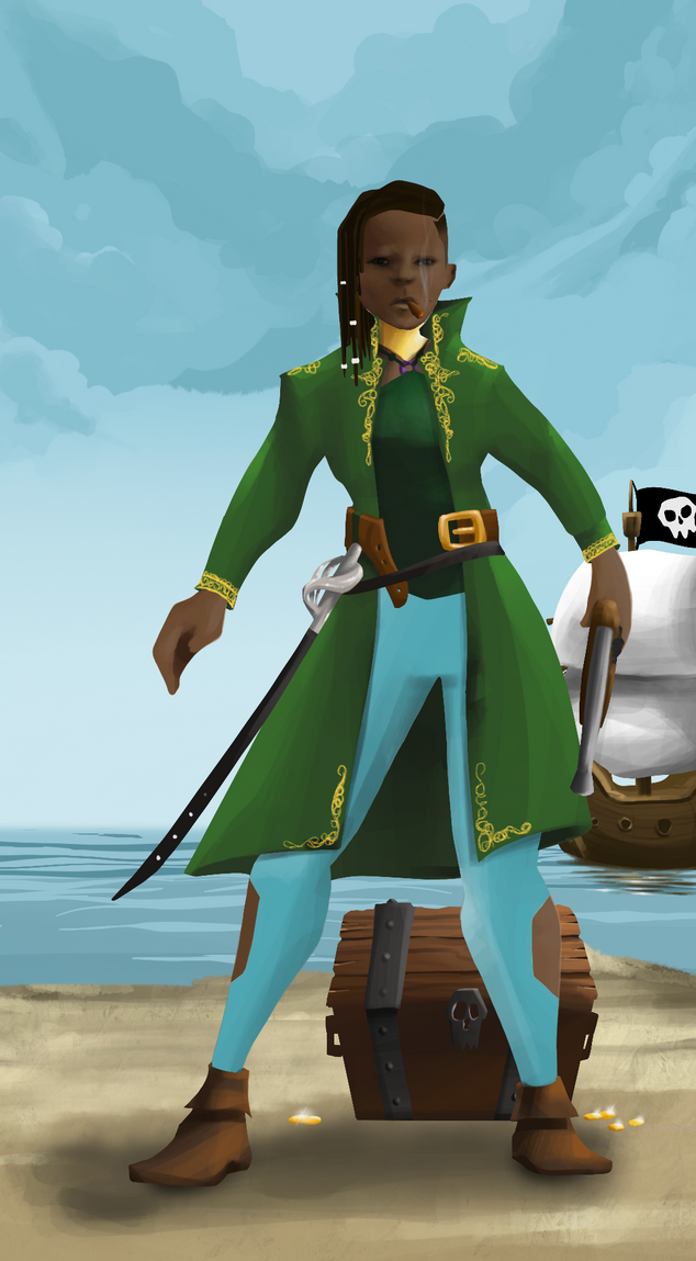AlgoSeas Pirate #21421 NFT on Algorand