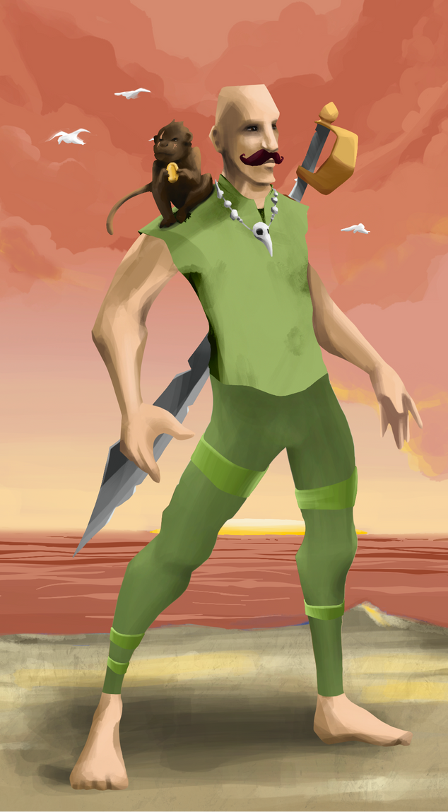 AlgoSeas Pirate #21477 NFT on Algorand