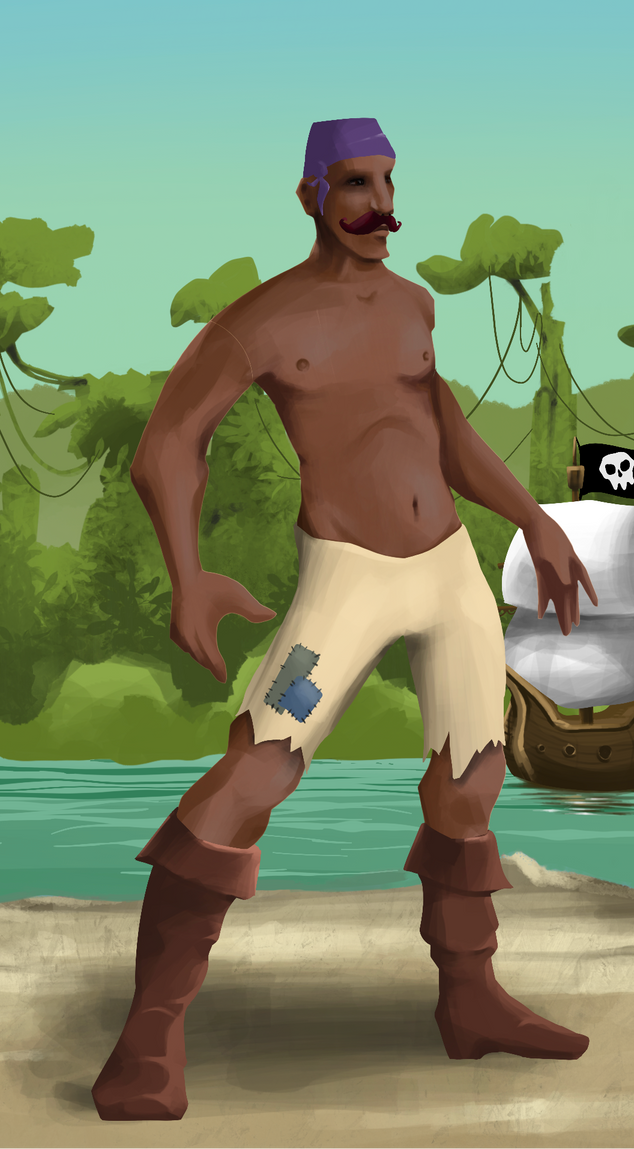 AlgoSeas Pirate #21481 NFT on Algorand