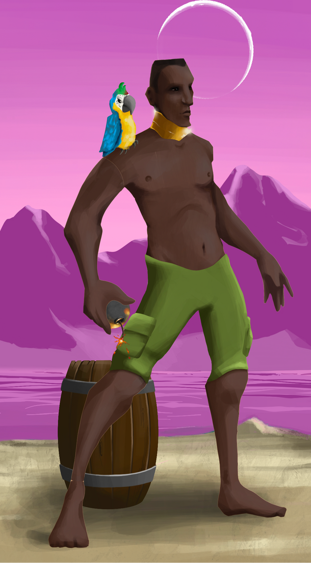 AlgoSeas Pirate #2158 NFT on Algorand