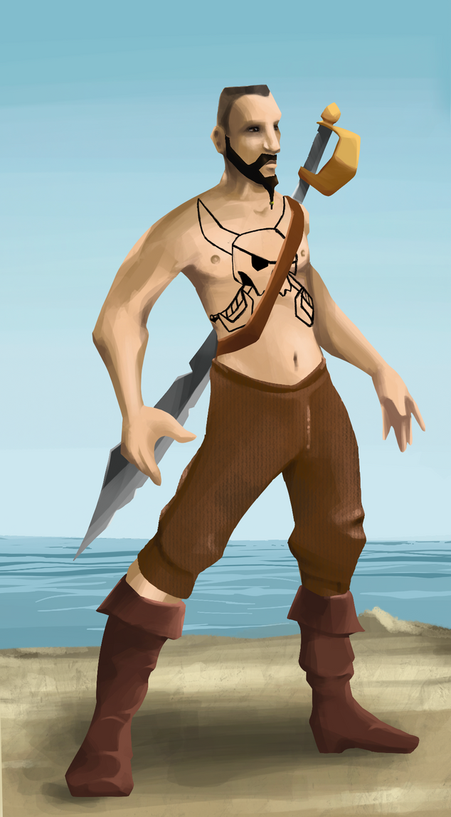 AlgoSeas Pirate #21694 NFT on Algorand