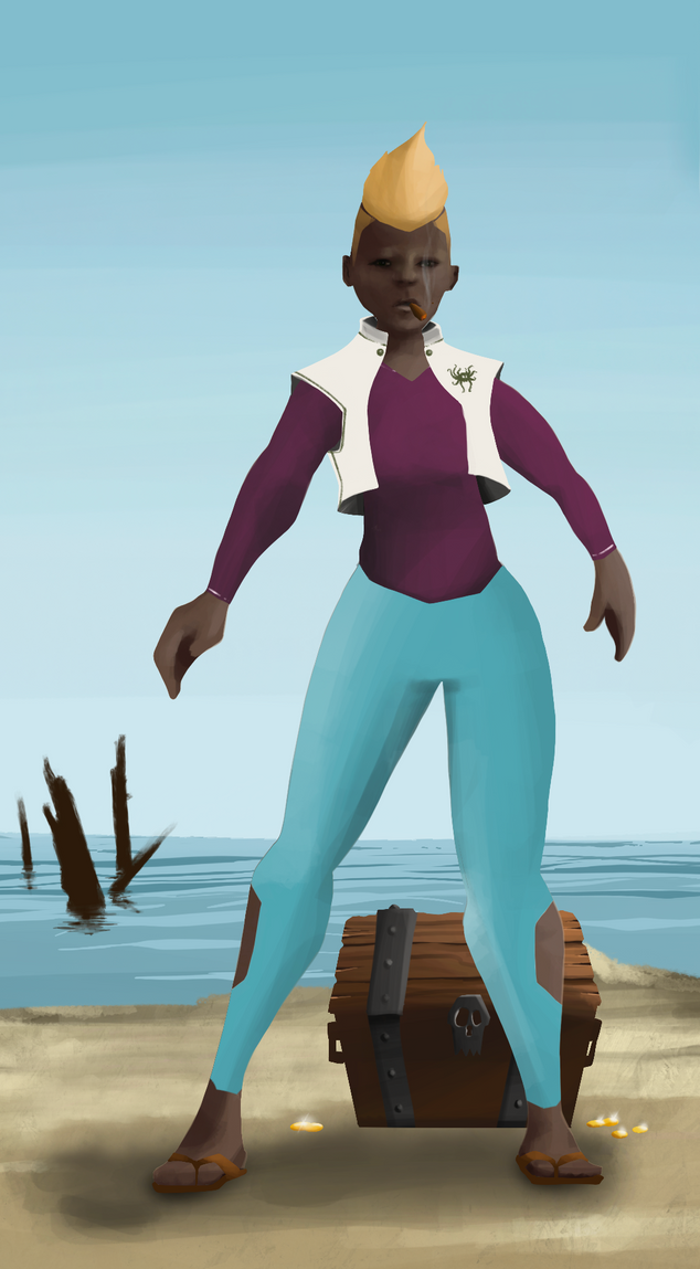 AlgoSeas Pirate #21695 NFT on Algorand