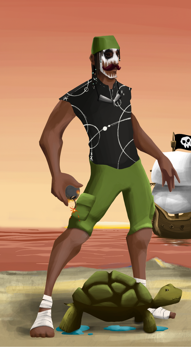 AlgoSeas Pirate #21699 NFT on Algorand