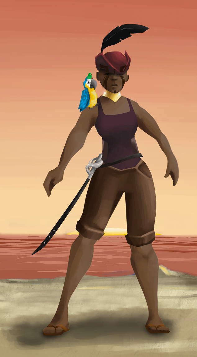 AlgoSeas Pirate #21705 NFT on Algorand