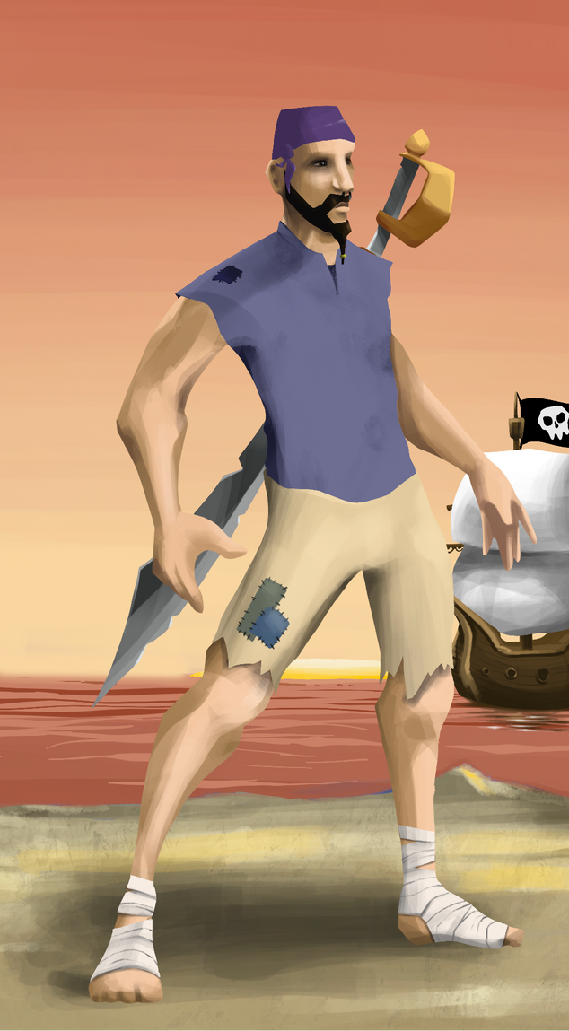 AlgoSeas Pirate #21962 NFT on Algorand