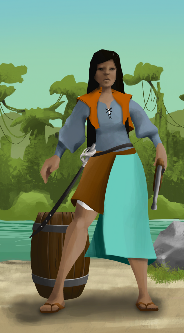 AlgoSeas Pirate #21969 NFT on Algorand