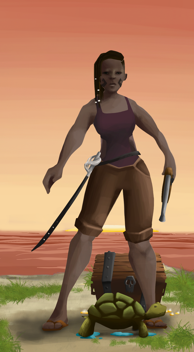 AlgoSeas Pirate #22027 NFT on Algorand