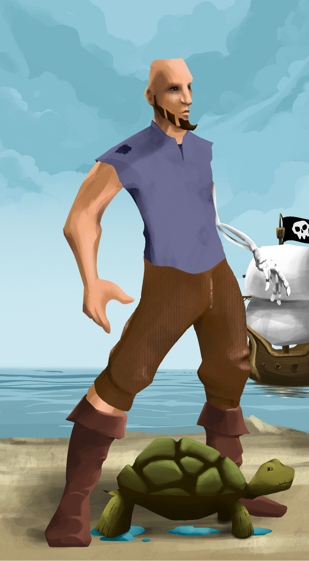 AlgoSeas Pirate #22073 NFT on Algorand