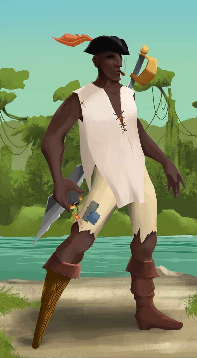 AlgoSeas Pirate #22093 NFT on Algorand