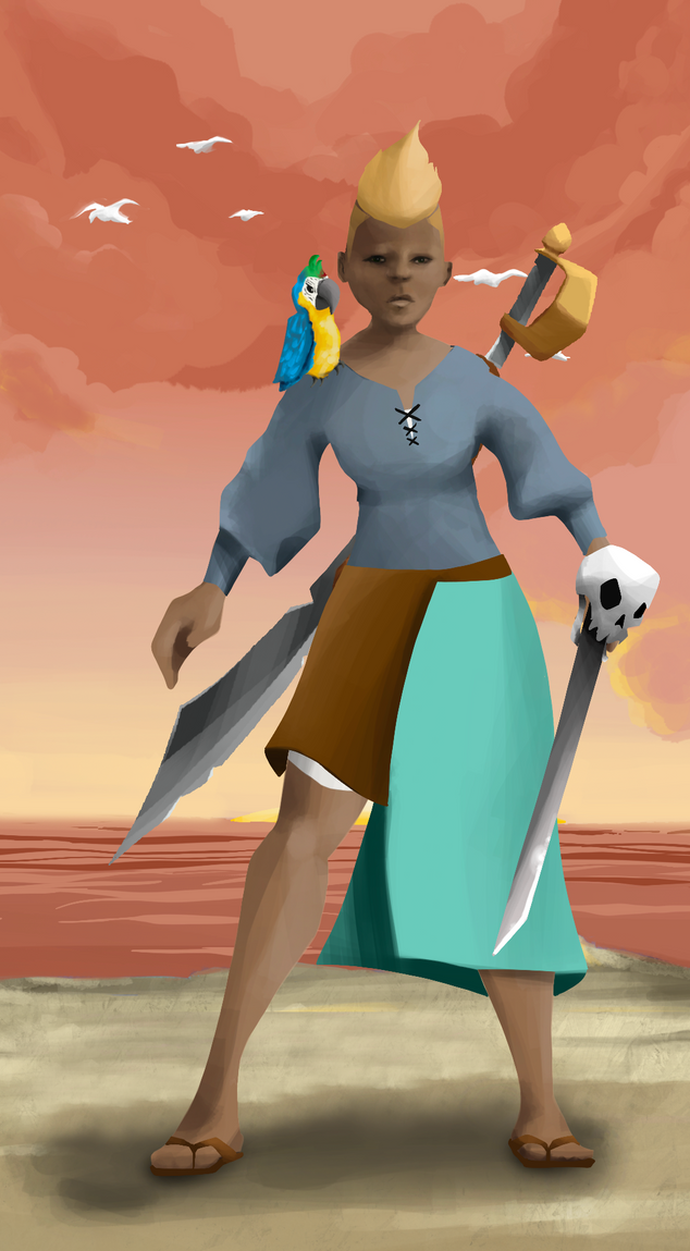 AlgoSeas Pirate #22134 NFT on Algorand